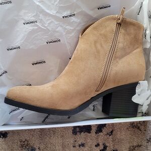 Tan Suede Ankle Boots